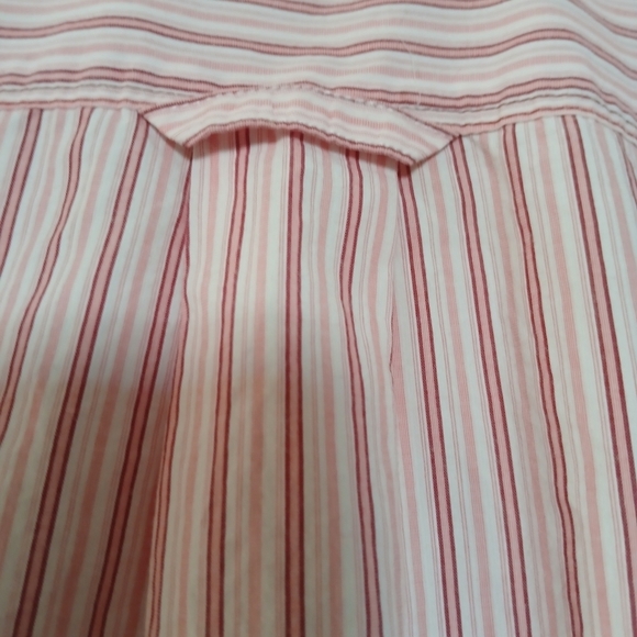 Tommy Bahama Jeans Mens Size L Pink Striped  Modern Fit Long Sleeve Shirt FL - Picture 5 of 9
